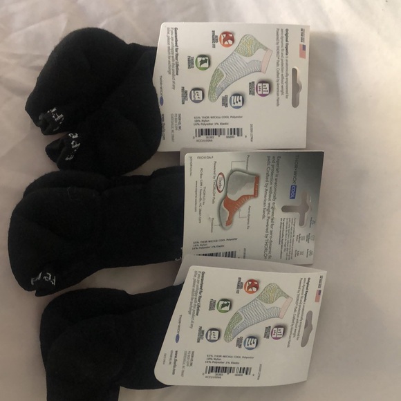 Thorlos Experia 3 Packs- Black - Picture 4 of 7